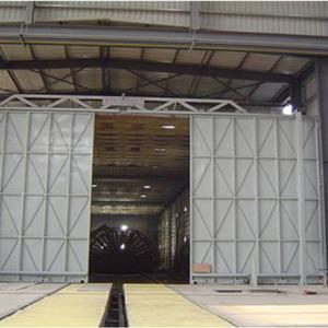 新型噴砂作業線